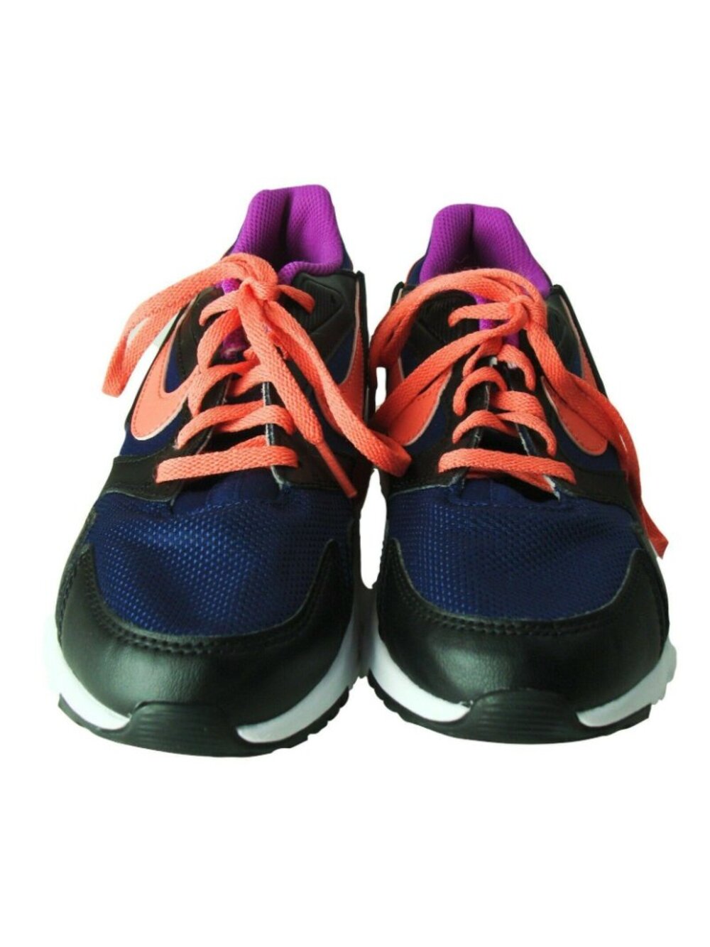 Nike Air Icarus Extra Bold Youth Sneakers Size 5Y Black/Orange - Picture 2 of 7